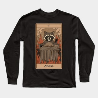 Aries Raccoon Long Sleeve T-Shirt